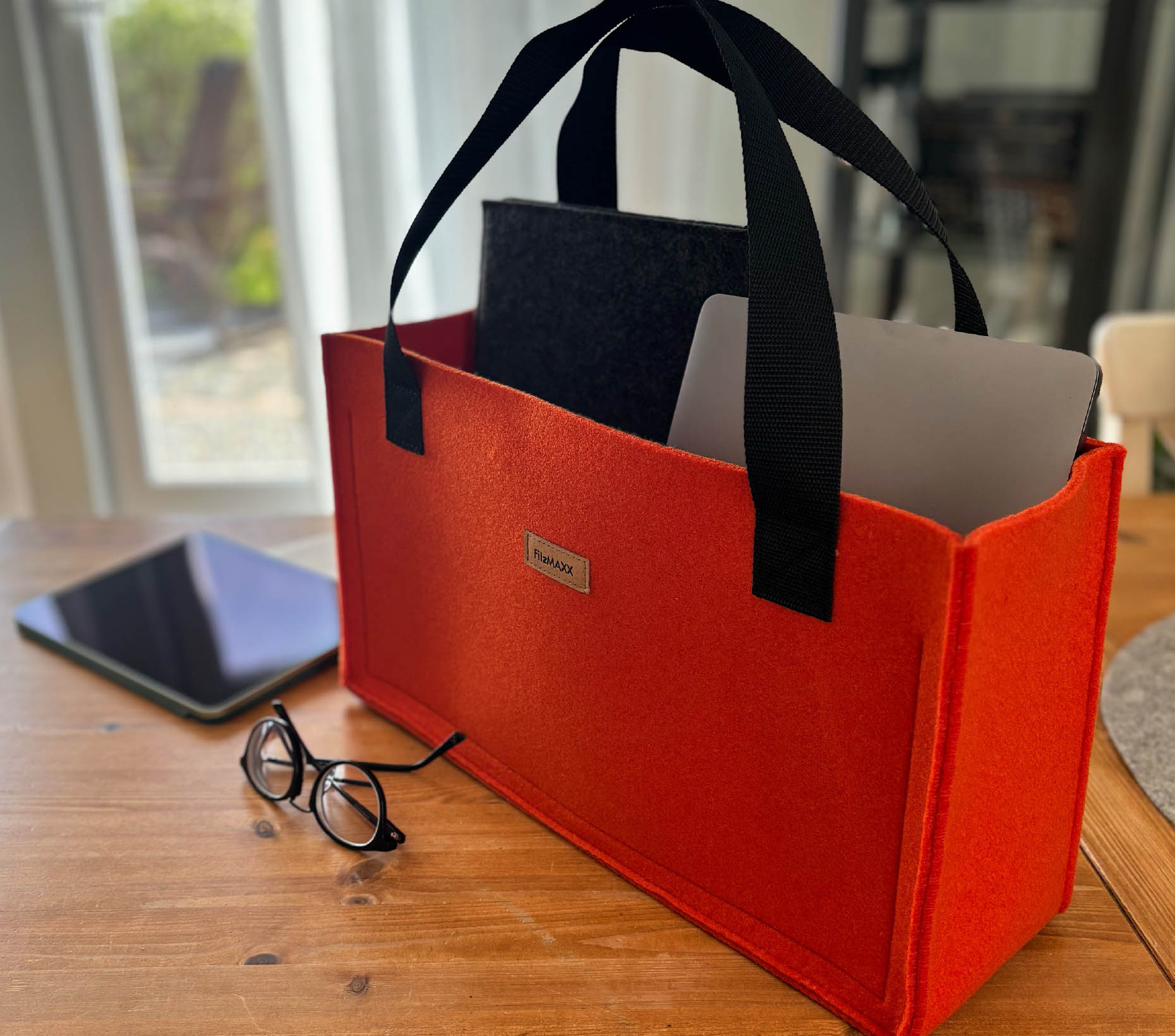 Aufbewahrung aus Filz